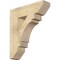 Ekena Millwork Merced Slat Rough Sawn Bracket, Douglas Fir, 6"W x 24"D x 28"H BKT06X24X28MRC06RDF - alternate 1